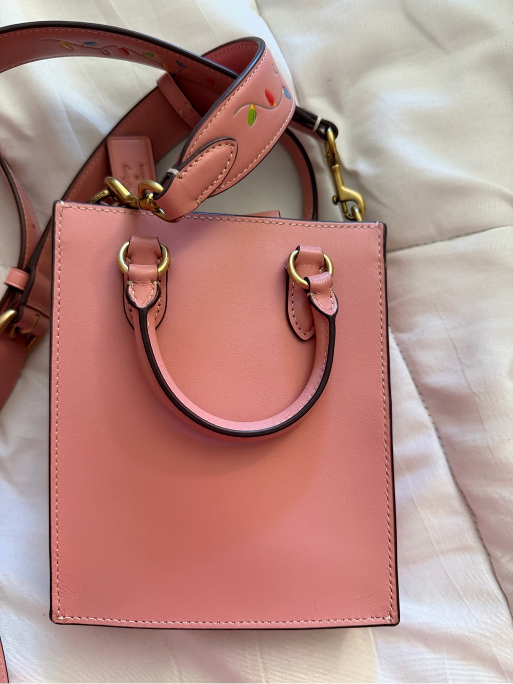 Coach Pink Minnie & Mickey Mini Tote winter - Picture 5 of 5